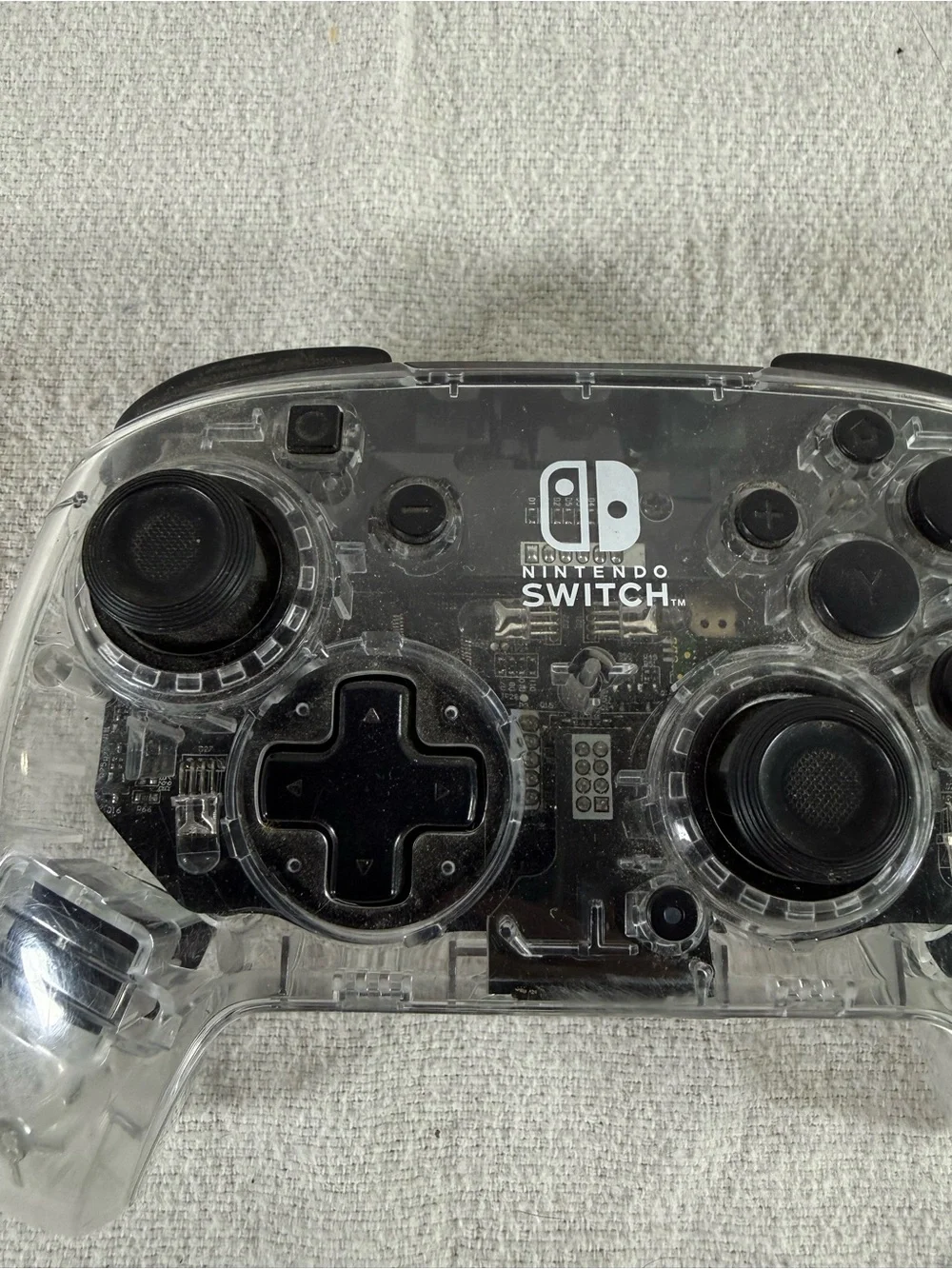 Nintendo Switch PDP Afterglow Wireless Deluxe Clear Controller